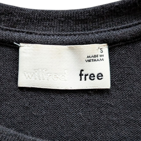 Aritzia Wilfred Free Tank Dress Whimsigoth Witchy Women S Monochrome Slouchy Y2K - Picture 6 of 10